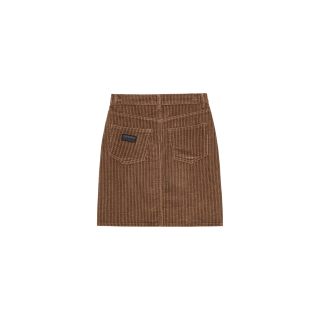 Ganni Stretch Corduroy Skirt