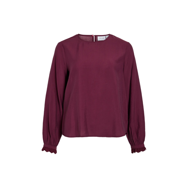 VILA -Malima L/S Rüschentop