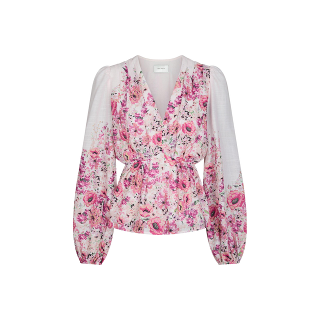 Neo Noir Fie Flower Print Blouse