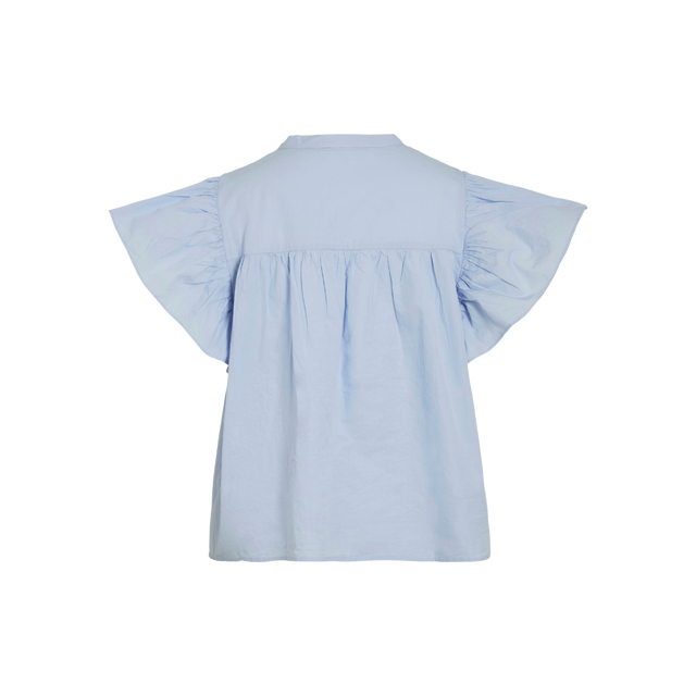 VILA-Laurel S/S V-Ausschnitt Top/Ka