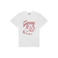 Ganni Basic Jersey Bunnies Relaxed T-shirt