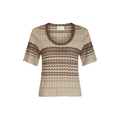 Neo Noir Meiko Stitch Knit Blouse