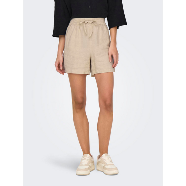 JDY Say HW Linen String Shorts