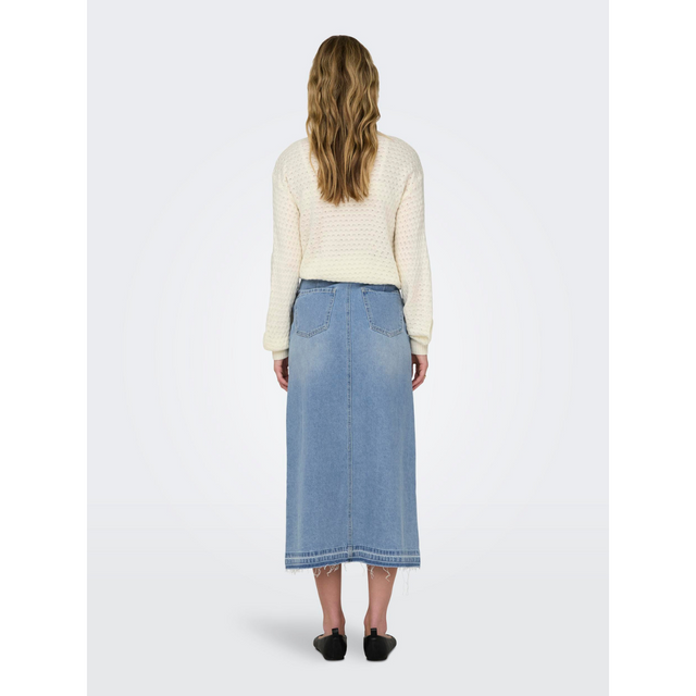 JACQUELINE DE YONG Bella HW Long Skirt Denim