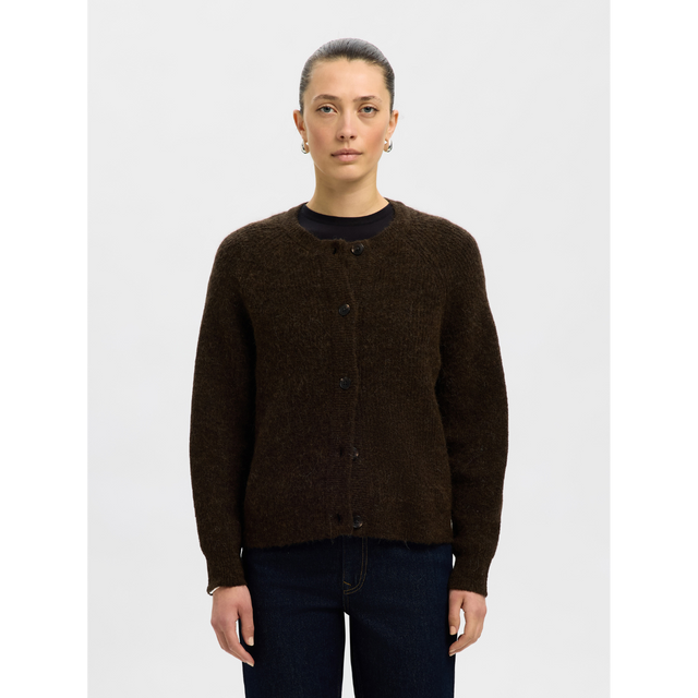 Selected Women Lulu LS Knit Short Cardigan