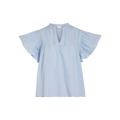 VILA Laurel S/S V-Neck Top/Ka