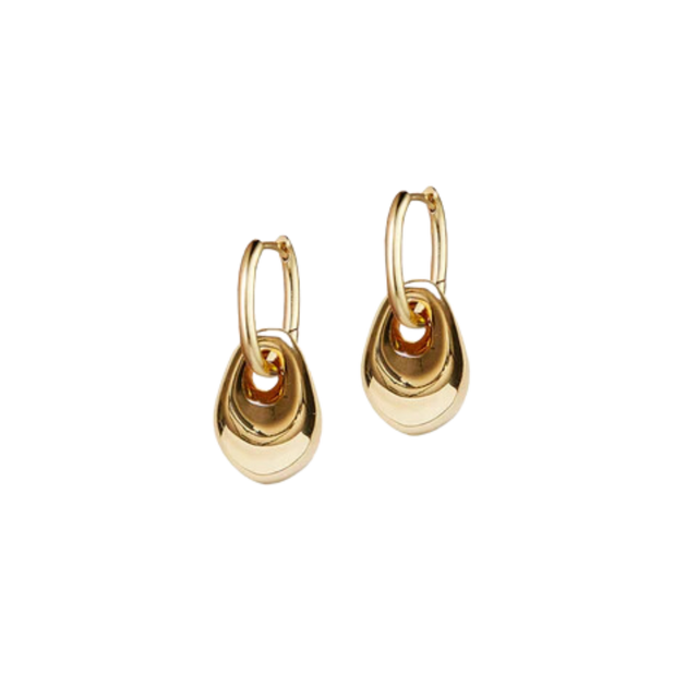 ANNI LU Golden Pebble Earring