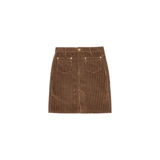 Ganni Stretch Corduroy Skirt