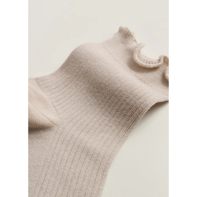 Aiayu Cotton Frill Sock