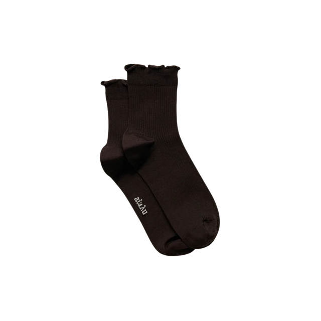 Aiayu Cotton Frill Sock