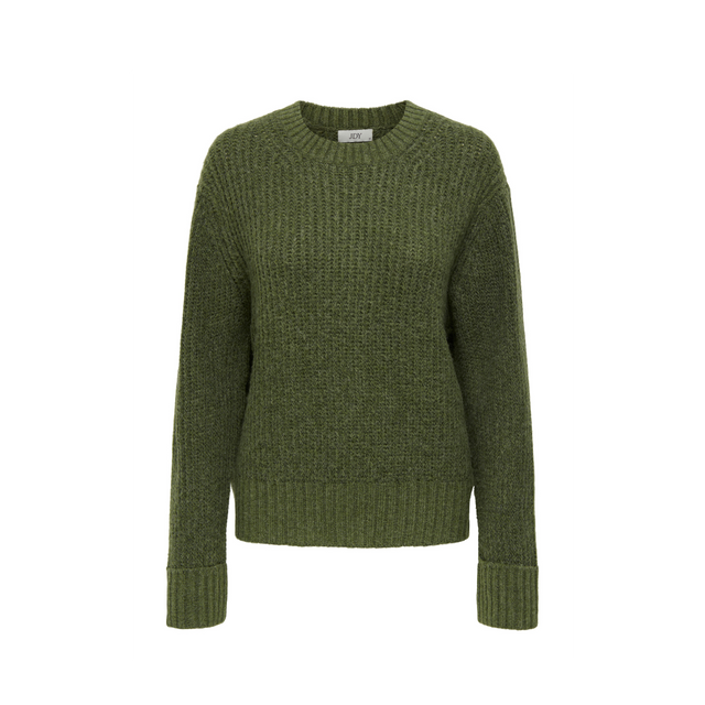 JDY JDYSILJA L/S O-AUSSCHNITT-KURZER PULLOVER