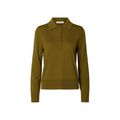 Selected Thea LS Knit Merino Collar Neck Noos