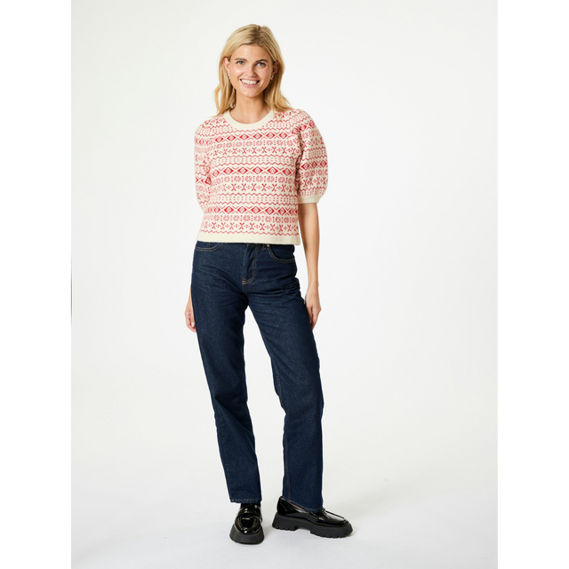 Neo Noir Abi Vintage Knit Blouse