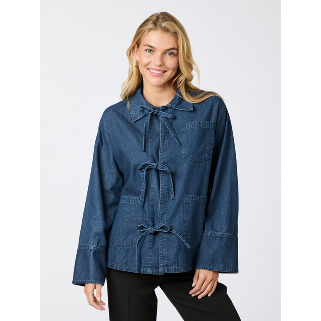 Neo Noir Starlie Denim Shirt