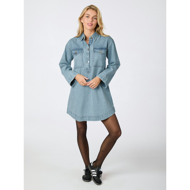 Neo Noir Paras Denim Dress