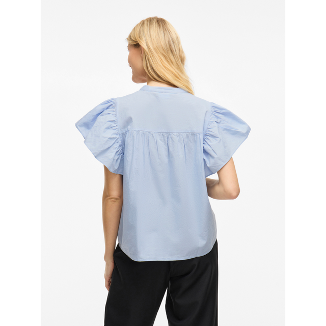 VILA-Laurel S/S V-Ausschnitt Top/Ka