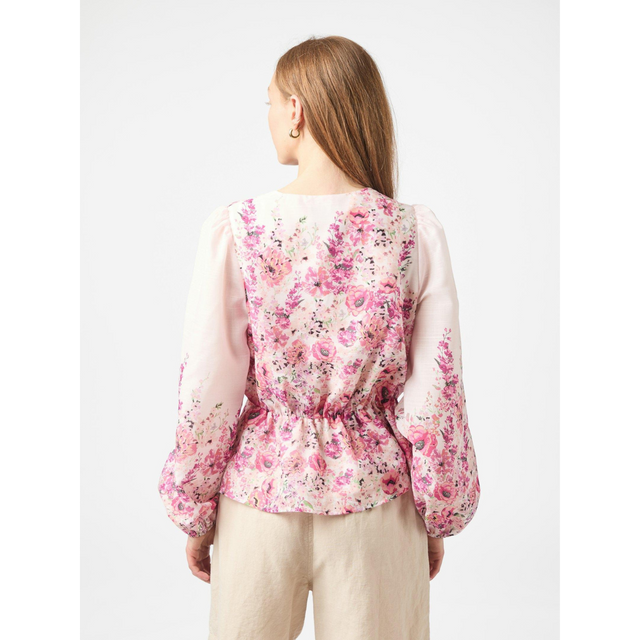 Neo Noir Fie Flower Print Blouse