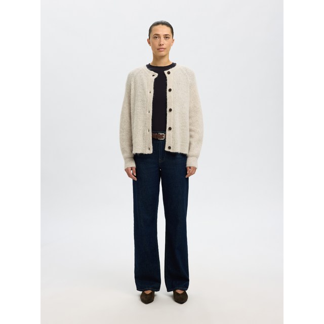Selected Women Lulu LS Knit Short Cardigan