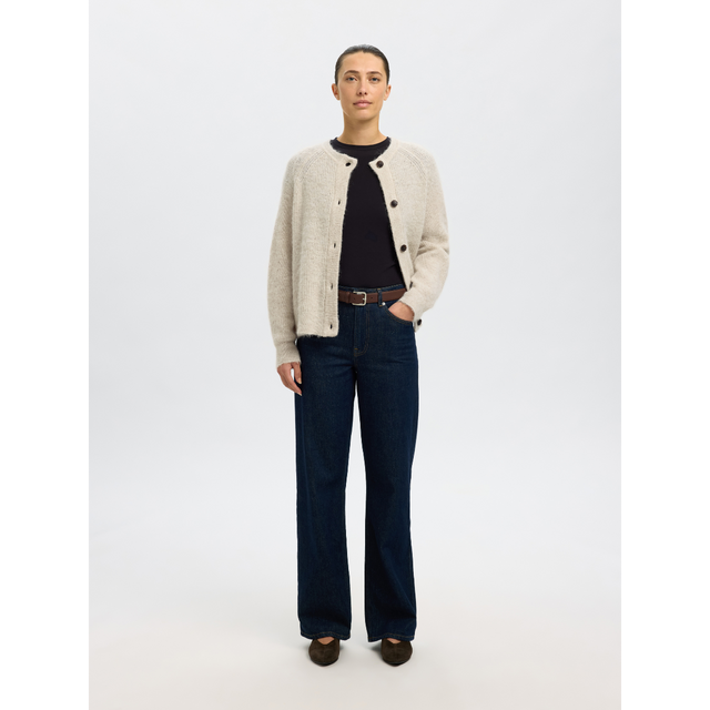 Selected Women Lulu LS Knit Short Cardigan