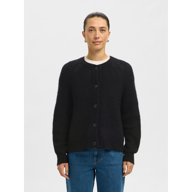 Selected Women Lulu LS Knit Short Cardigan