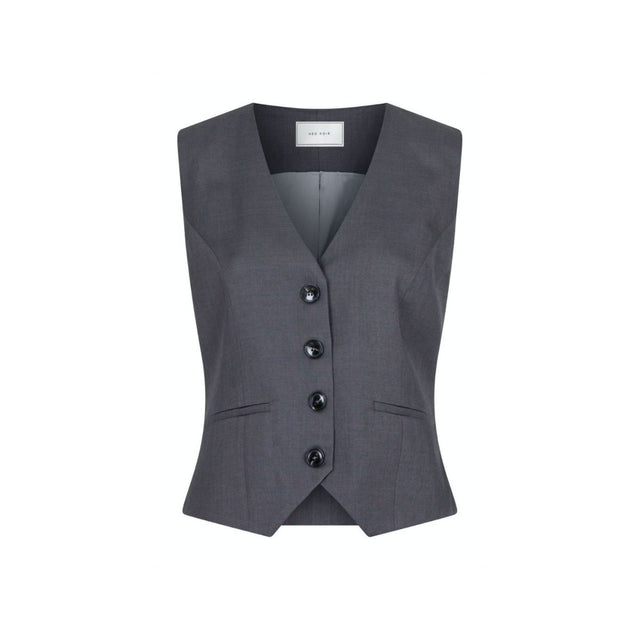 Neo Noir Vest Vendetta Melange Vest - Prinsesse2ben