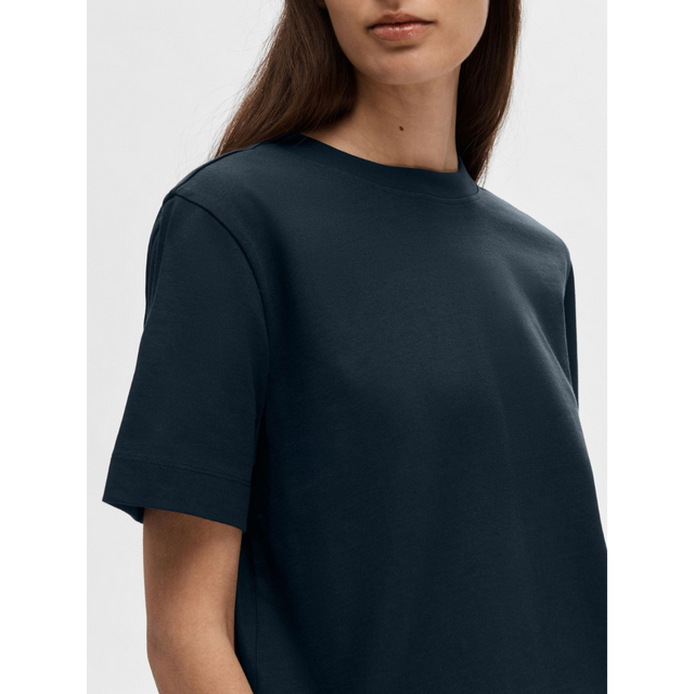 Selected Femme T-Shirt Essential SS Boxy Tee Noos