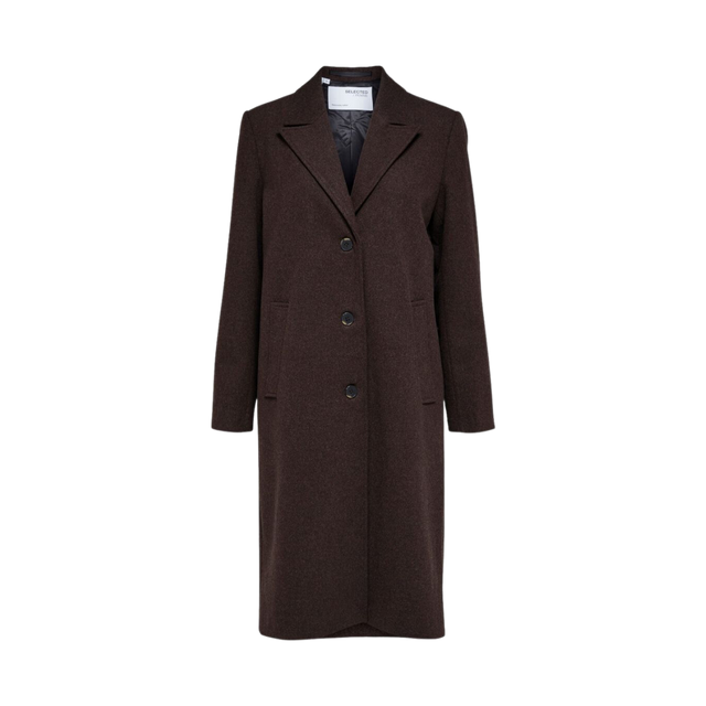 Selected Femme Frakke SLF Alma Wool Coat - Prinsesse2ben