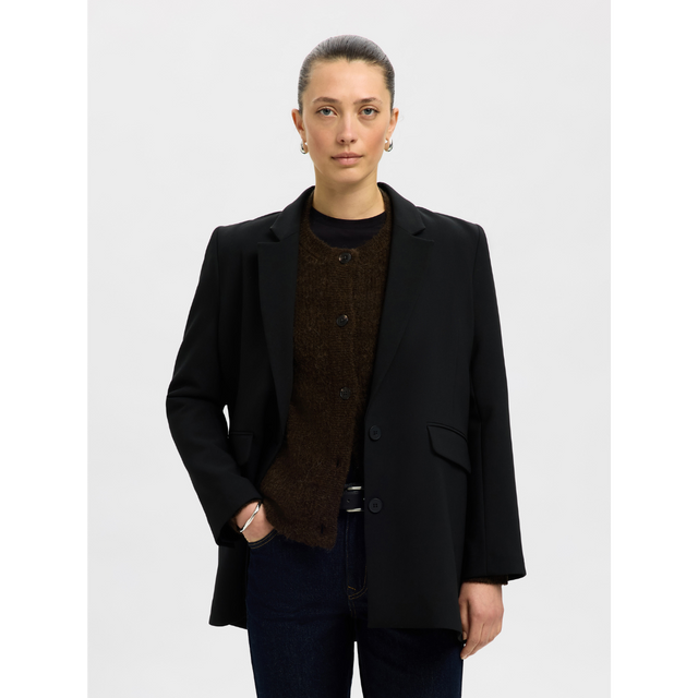 Selected Women Lulu LS Knit Short Cardigan