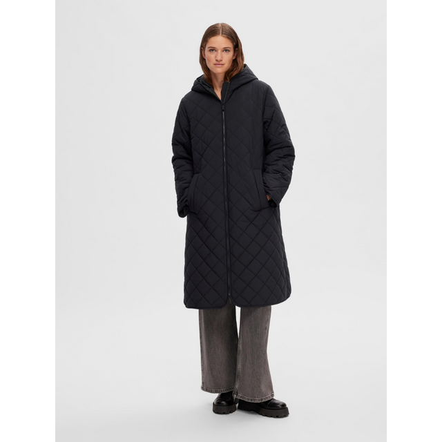 Selected Femme Nory Quilted Frakke - Prinsesse2ben