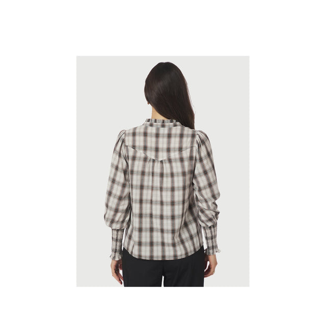 NEO NOIR Camisa Big Check Blouse