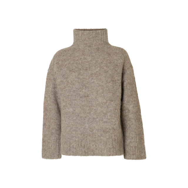Selected Gabriella LS Knit High Neck Noos