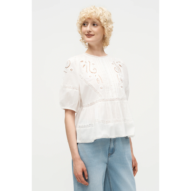 JDY Starry 2/4 Lace Top