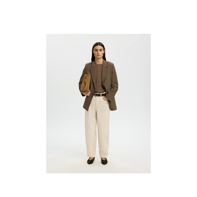 Selected Women T-shirt Essential SS Boxy Tee Noos