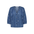 Let denim skjorte fra JDY - front