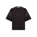 Smuk og romantisk cotoni bluse fra Mos Mosh - front