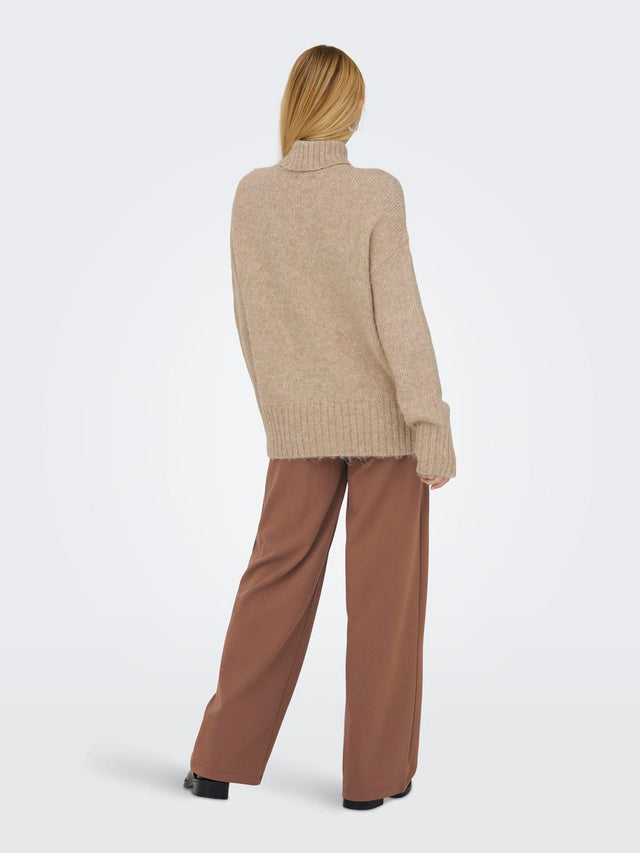 JDY Malone L/S Roll Neck Pullover