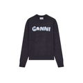 Smuk uldsweater med hækledetalje fra Ganni