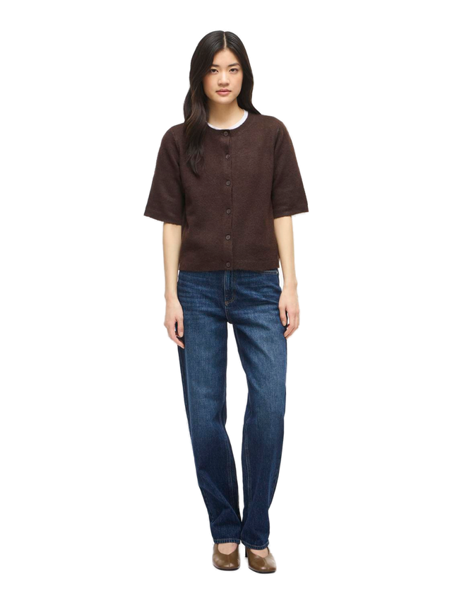 VILA Liga 2/4 O-Neck Knit Cardigan
